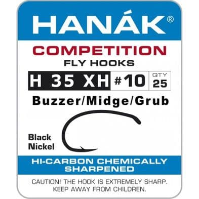 Hanak Hooks H35 XH Buzzer/Midge/Grub - Sportinglife Turangi 
